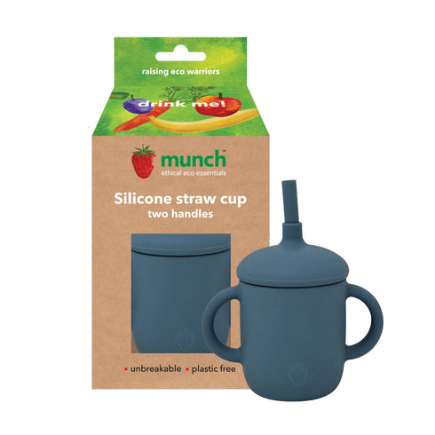 MUNCH Silicone Cup with Handles-Matakana Pharmacy